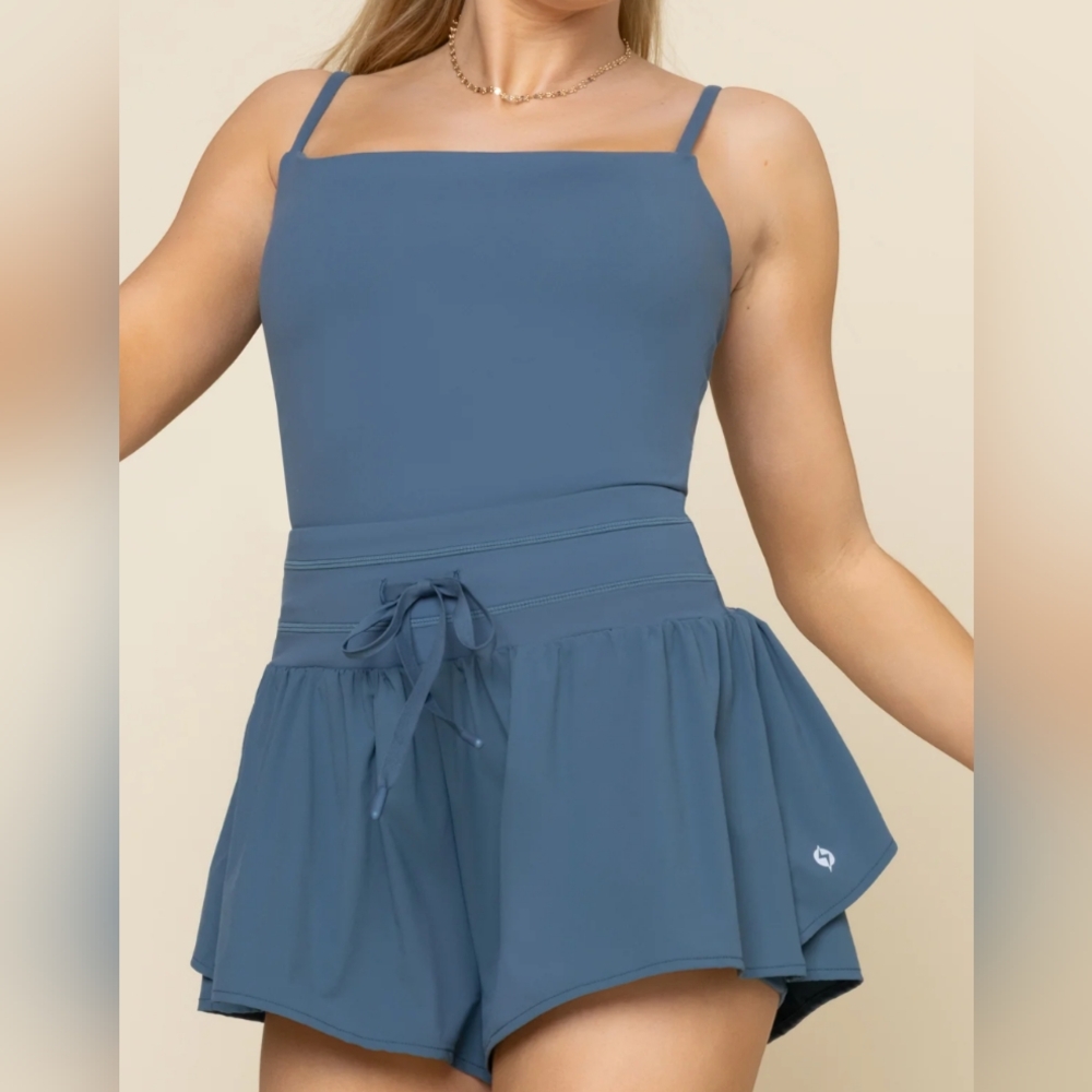 POPFLEX Blue Jumpsuit Romper